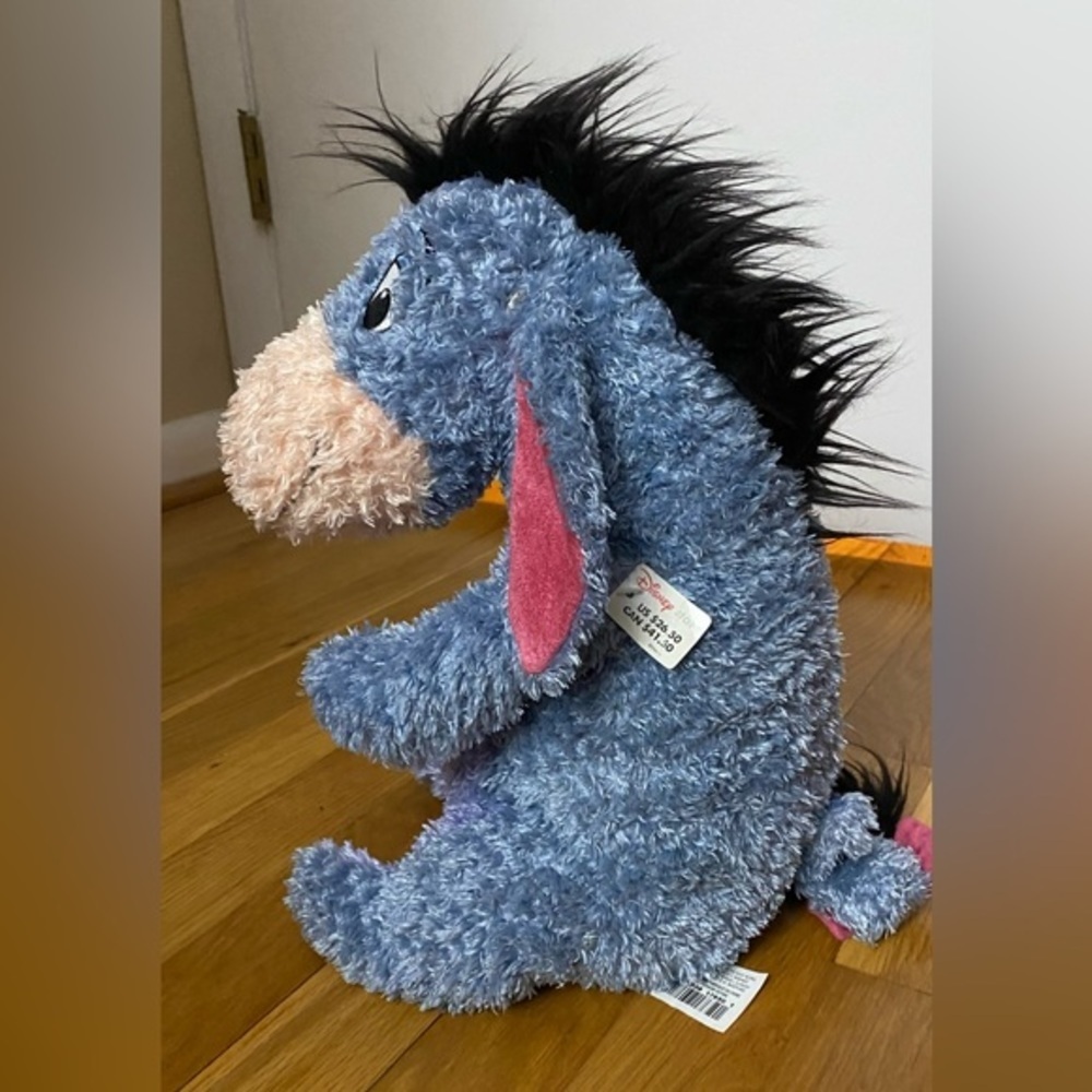 NWT Disney Eeyore (Winnie the Pooh Friends) Small Treasure Plush Stuffed Animal - Picture 2 of 8